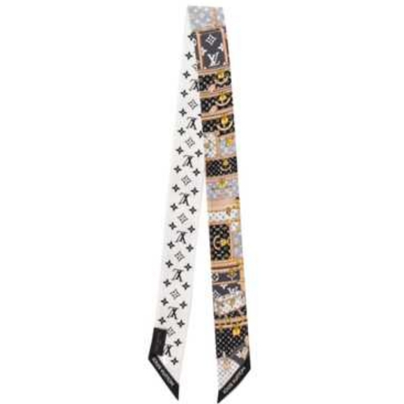 Authentic & New! LOUIS VUITTON Silk Monogram Let's Go BB Bandeau Black - Picture 9 of 16